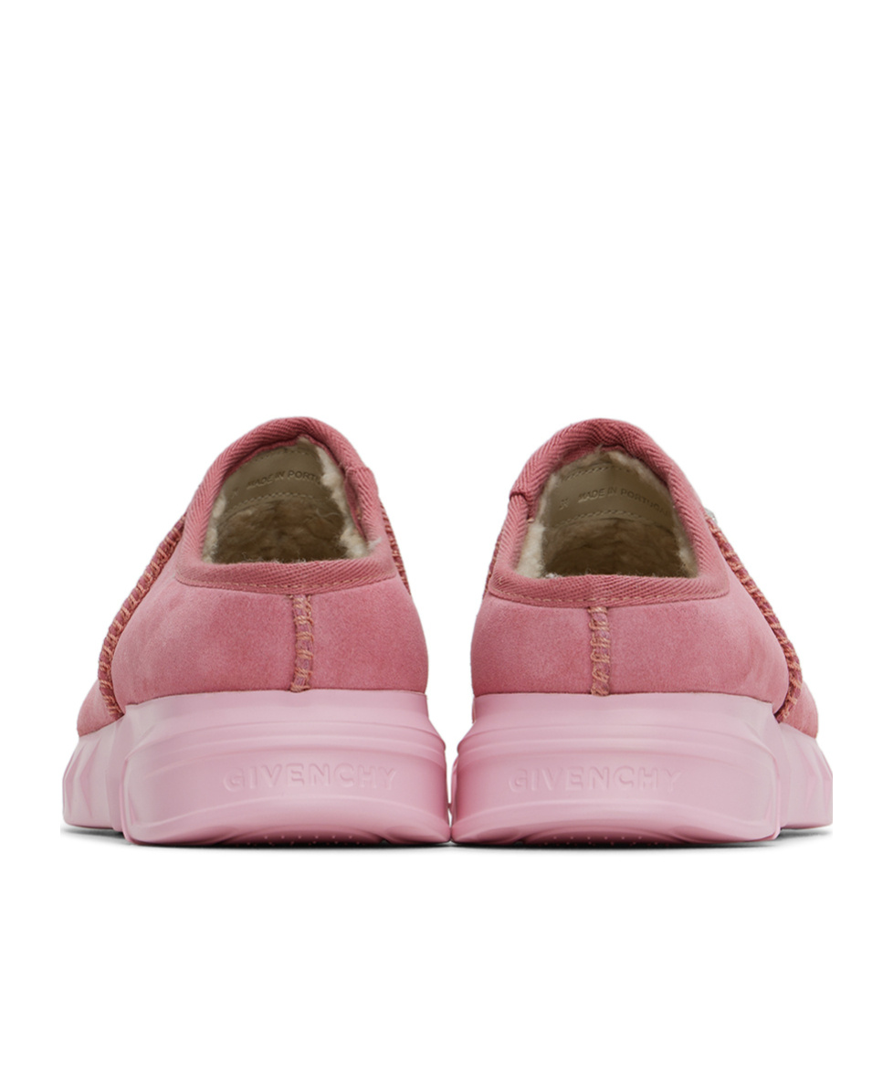 Givenchy Round Head Muller Shoes In Pink
