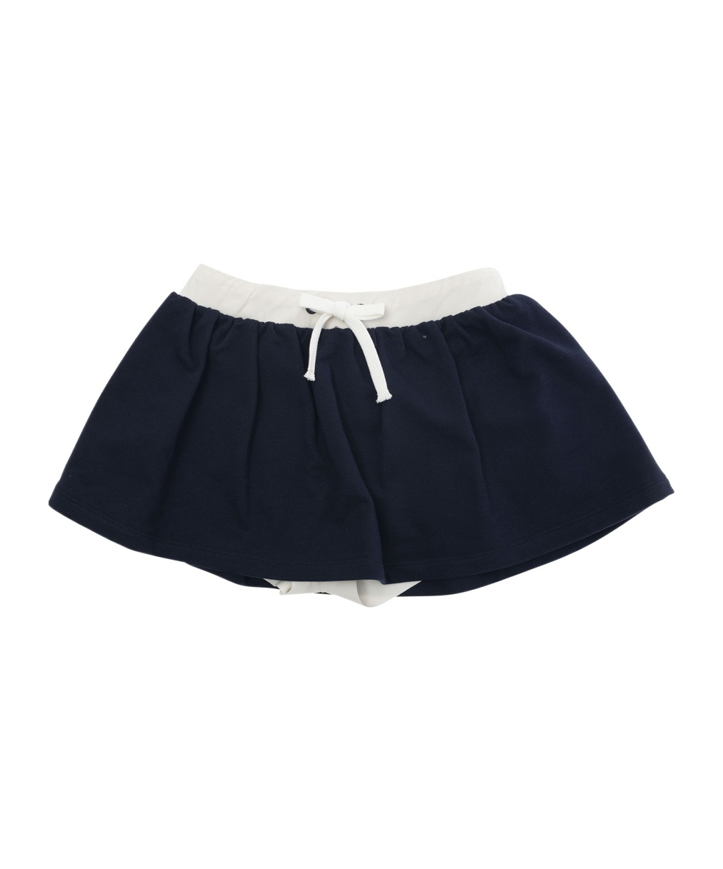 Il Gufo Layered Drawstring Shorts In Black