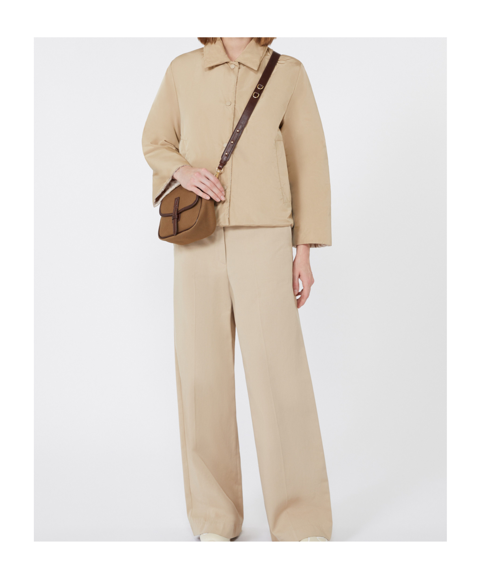 Weekend Max Mara Reversible Taffeta Jacket In Neutral