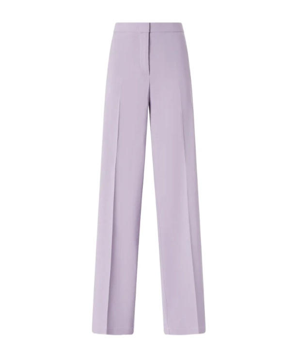 Pinko Woven Palazzo Pants In Purple