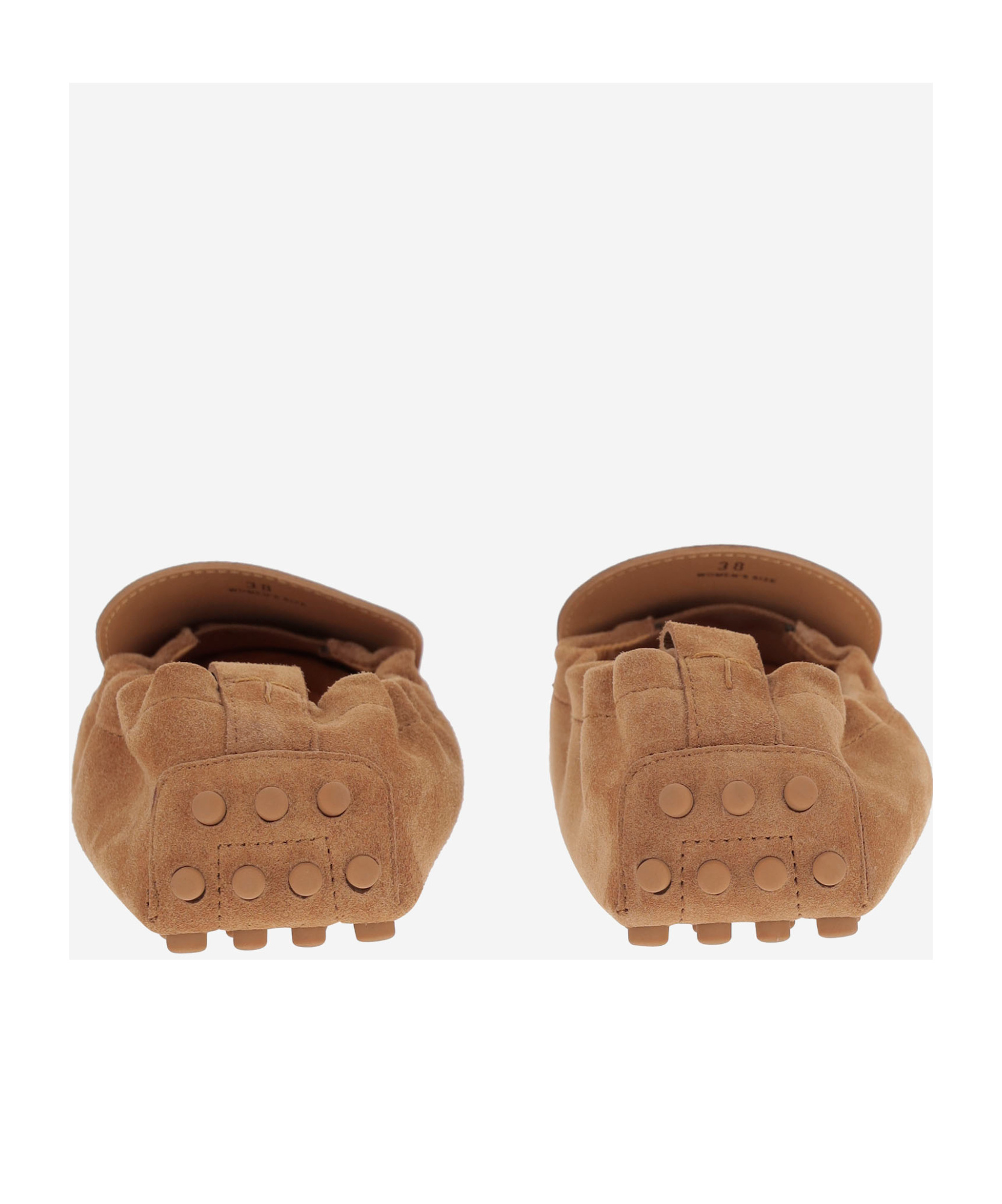 Tod's Suede Gommino Loafers In Brown