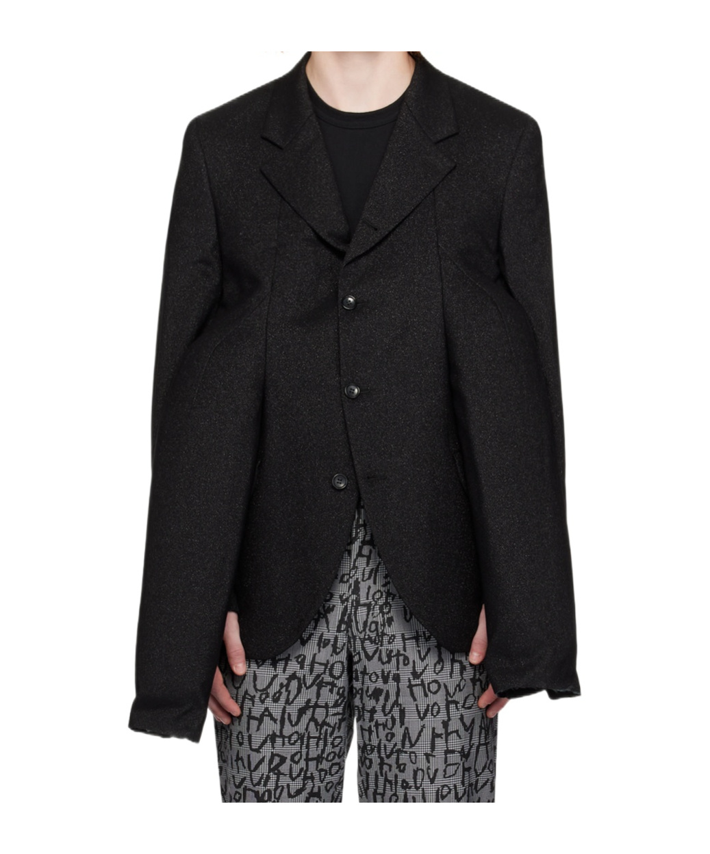 Comme Des Garçons Single-breasted Blazer