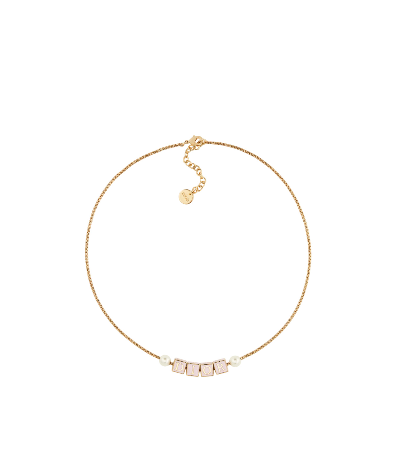 Dior D-dice Necklace In Yellow