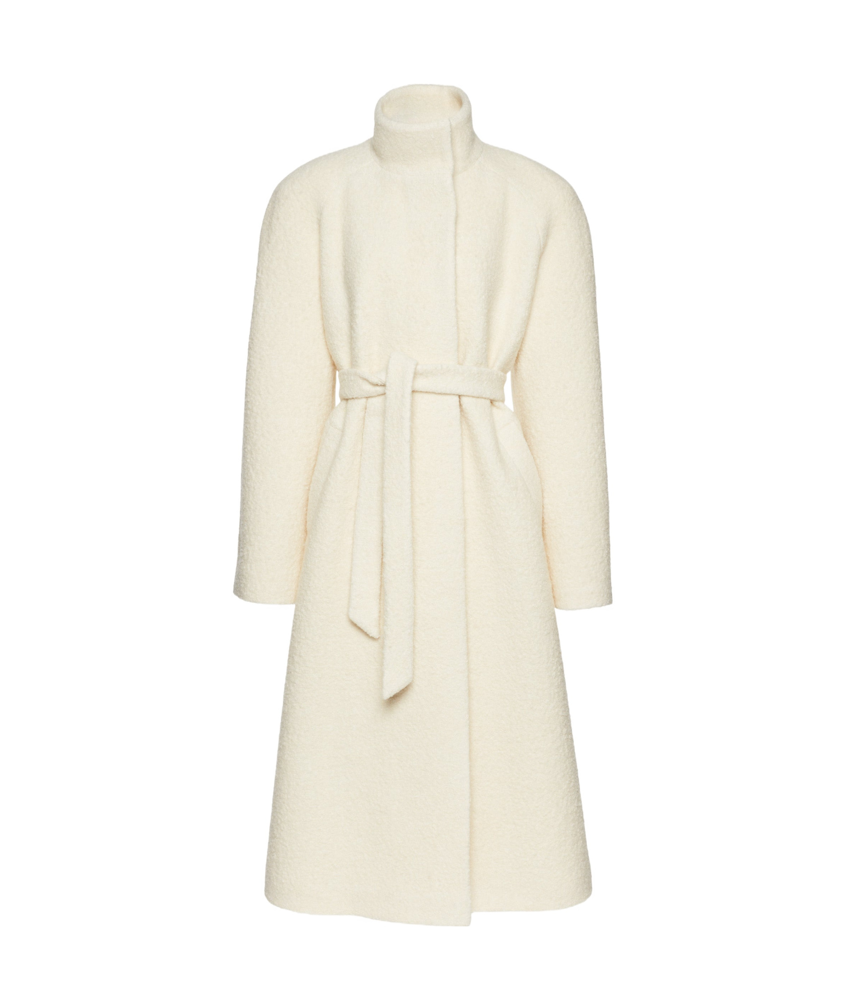 Magda Butrym Wrap Coat In White