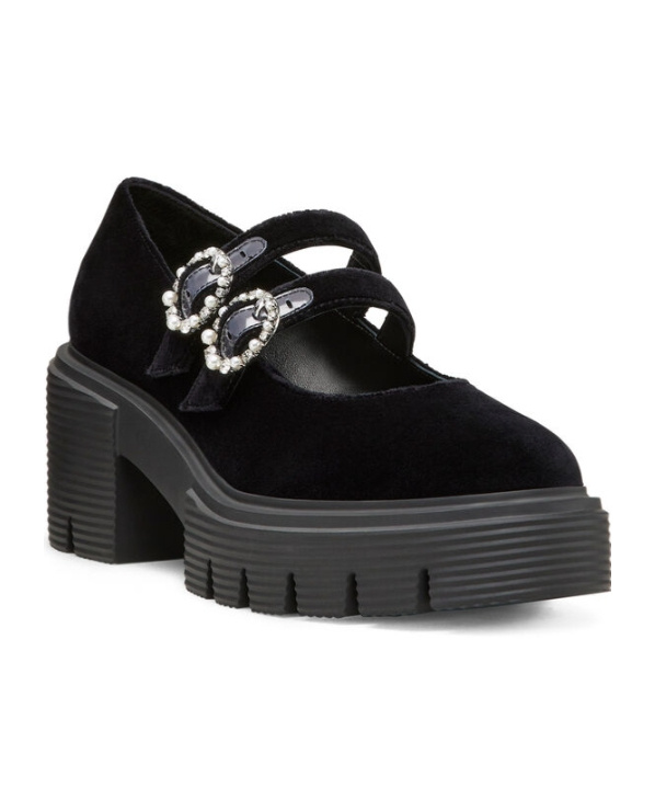 Shop Stuart Weitzman Leighton Mary Jane Pumps In Black