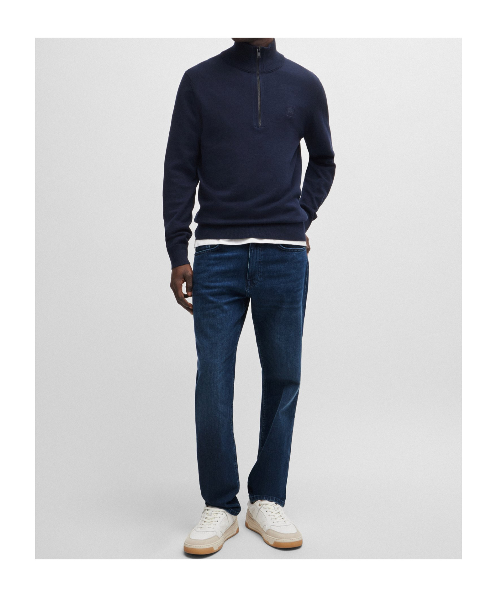 Shop Hugo Boss Troy Jeans In Blue