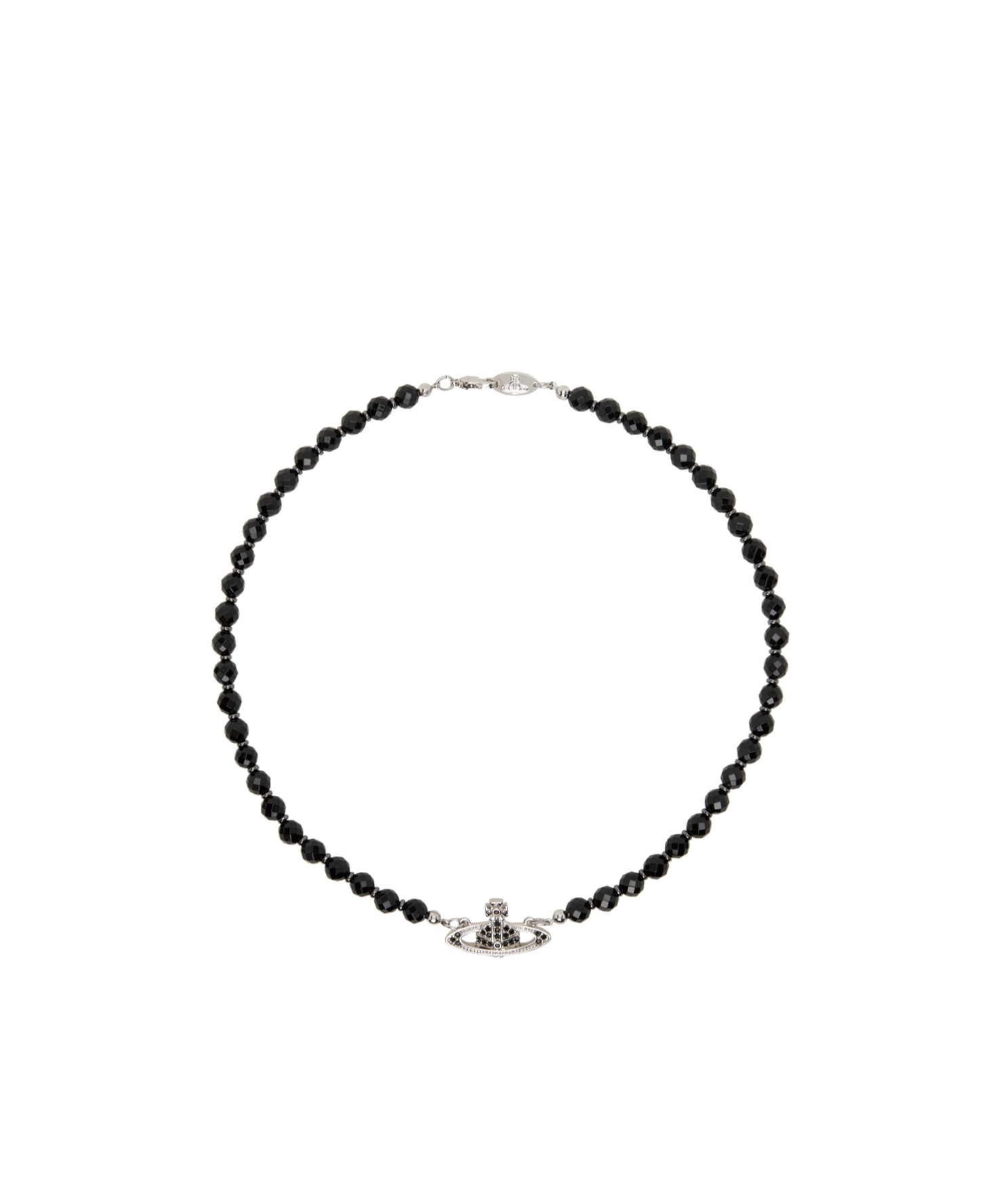 Vivienne Westwood Orb Pendant Necklace In Black