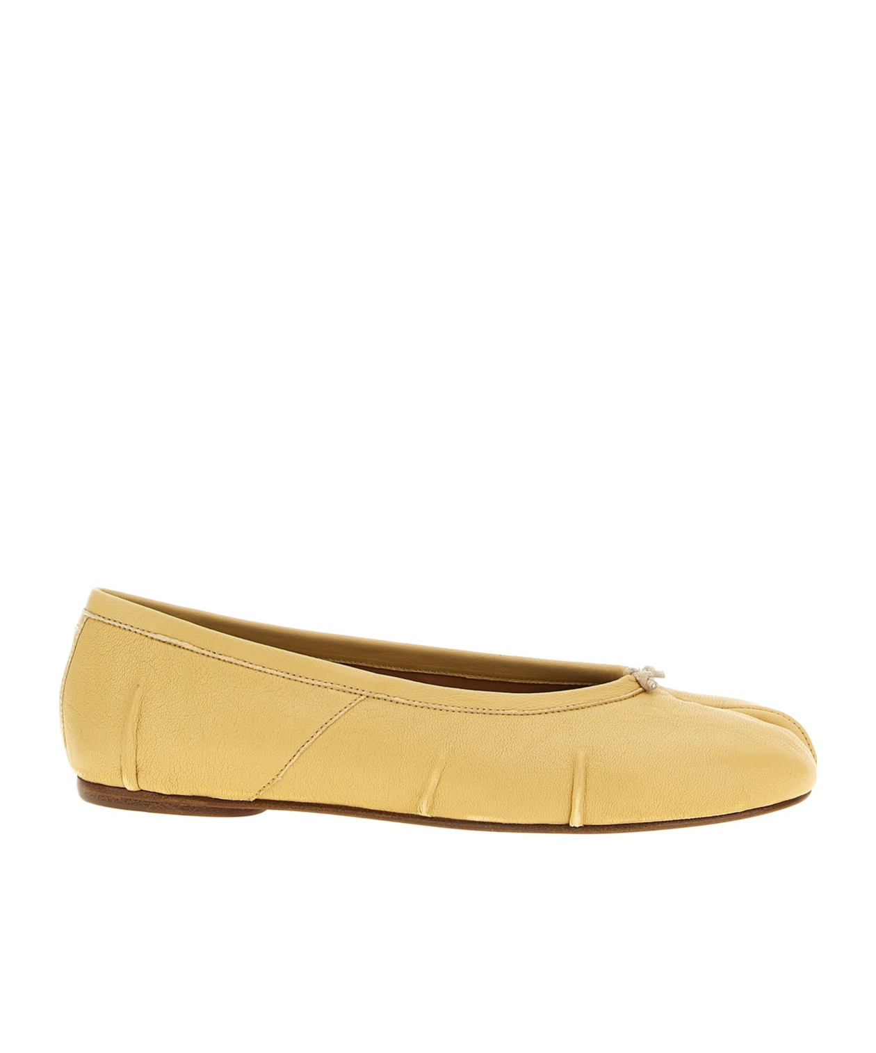 Maison Margiela Tabi New Flat Shoes In Yellow