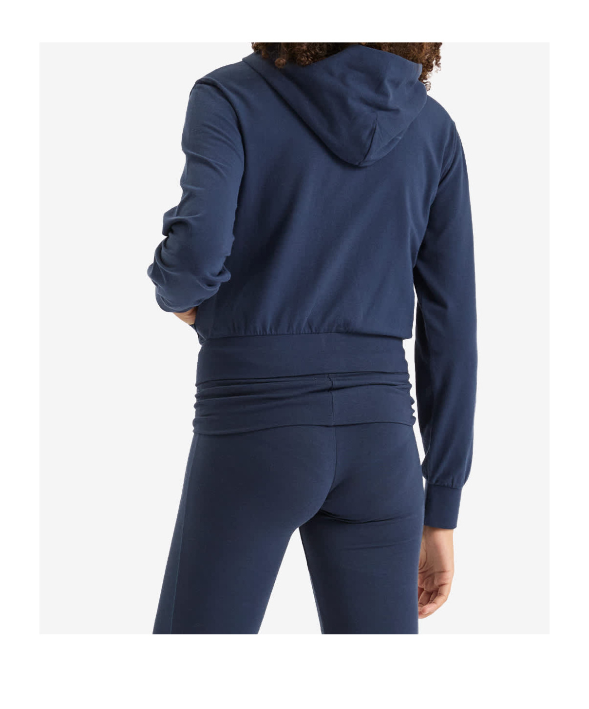 Skims Long Sleeve Sweatshirt In Navy Blue
