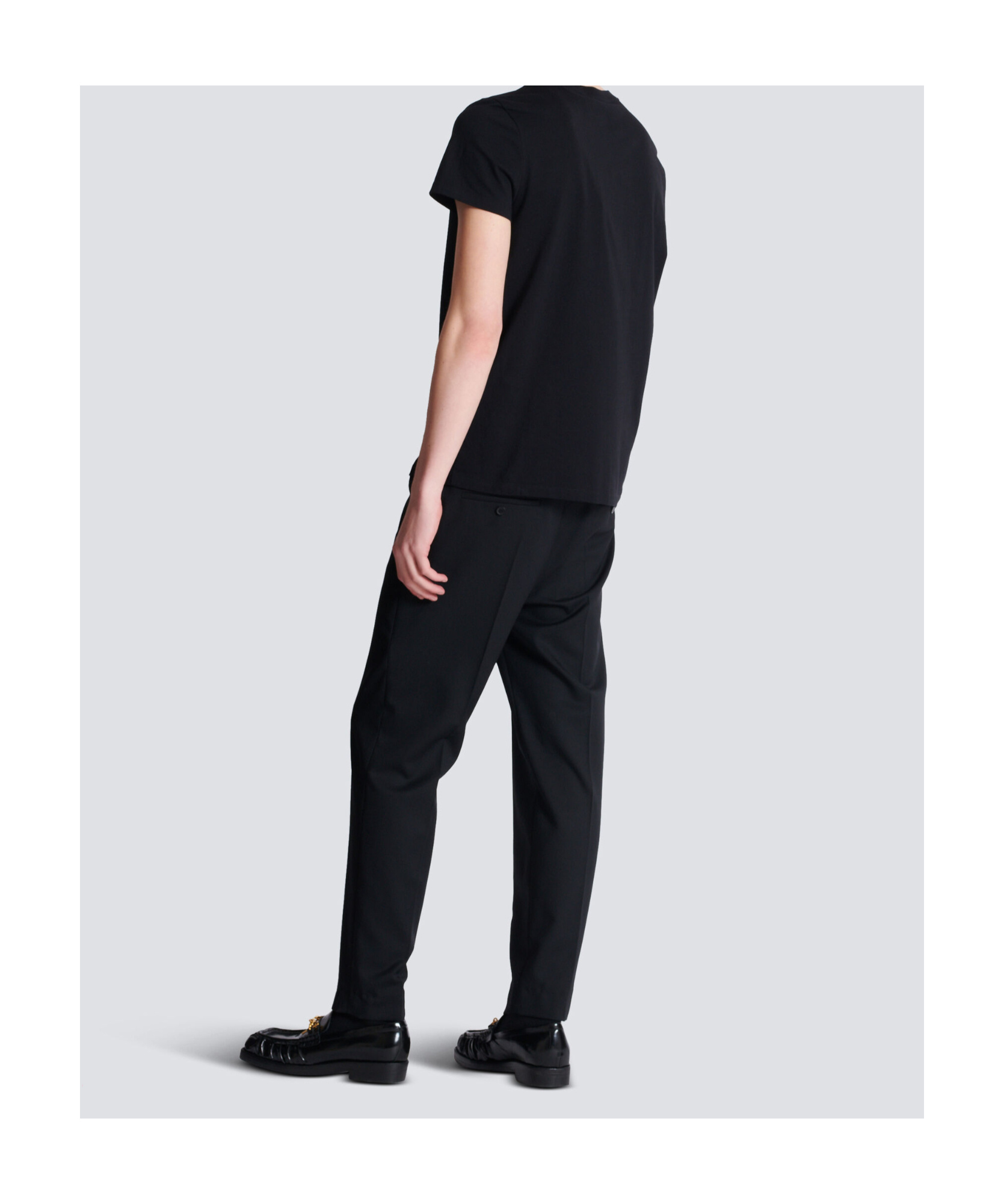 Shop Balmain Chaînes Logo Printed T-shirt