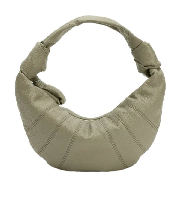 Lemaire Mini Fortune Croissant Shoulder Bag In Nude