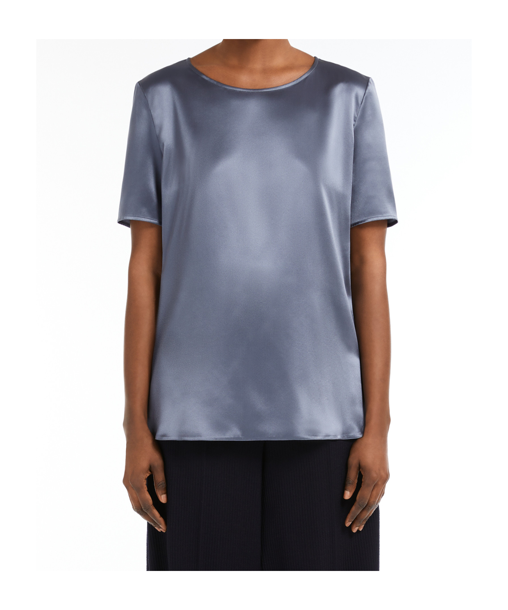 MAX MARA SILK SATIN BLOUSE