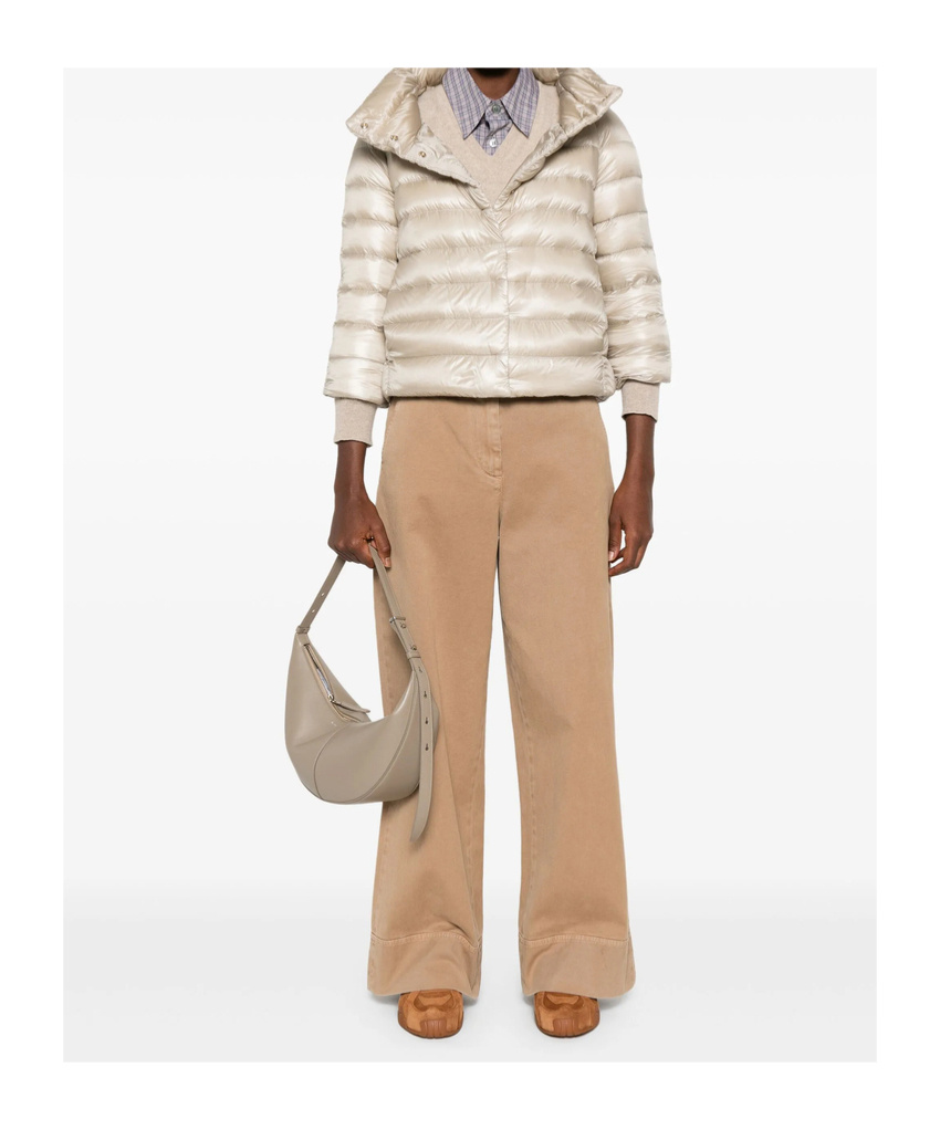 Herno Quilted Down Jacket In Neutral