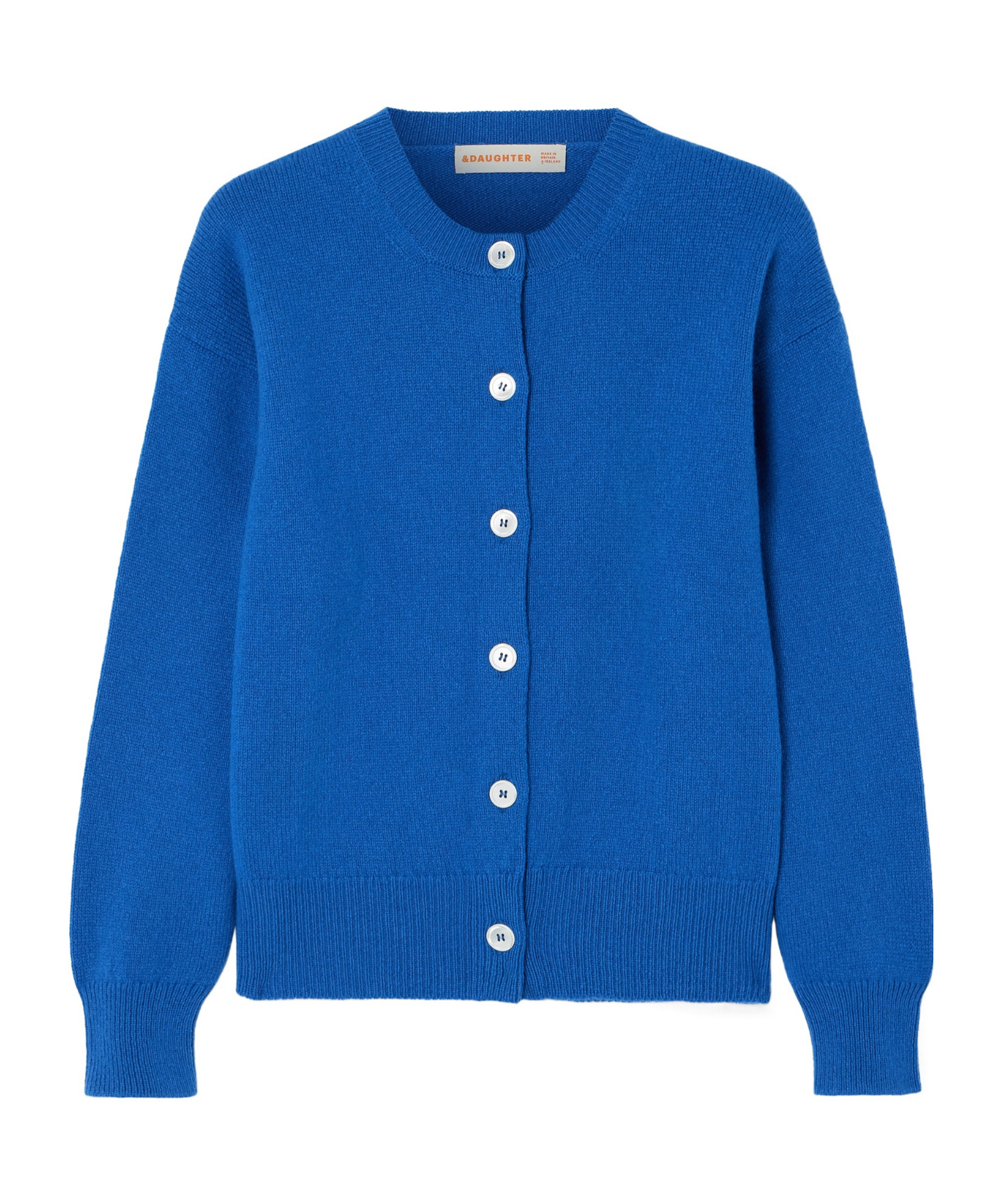 Daughter Wool Cardigan In Blue