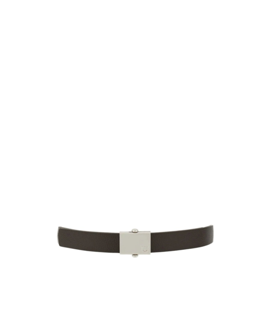 Ferragamo Reversible Belt In Brown