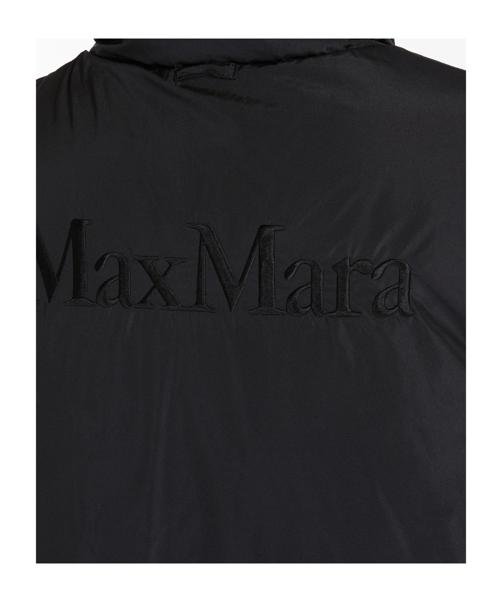 Max Mara Double-sided Waterproof Sleeveless Down Jacket In Black