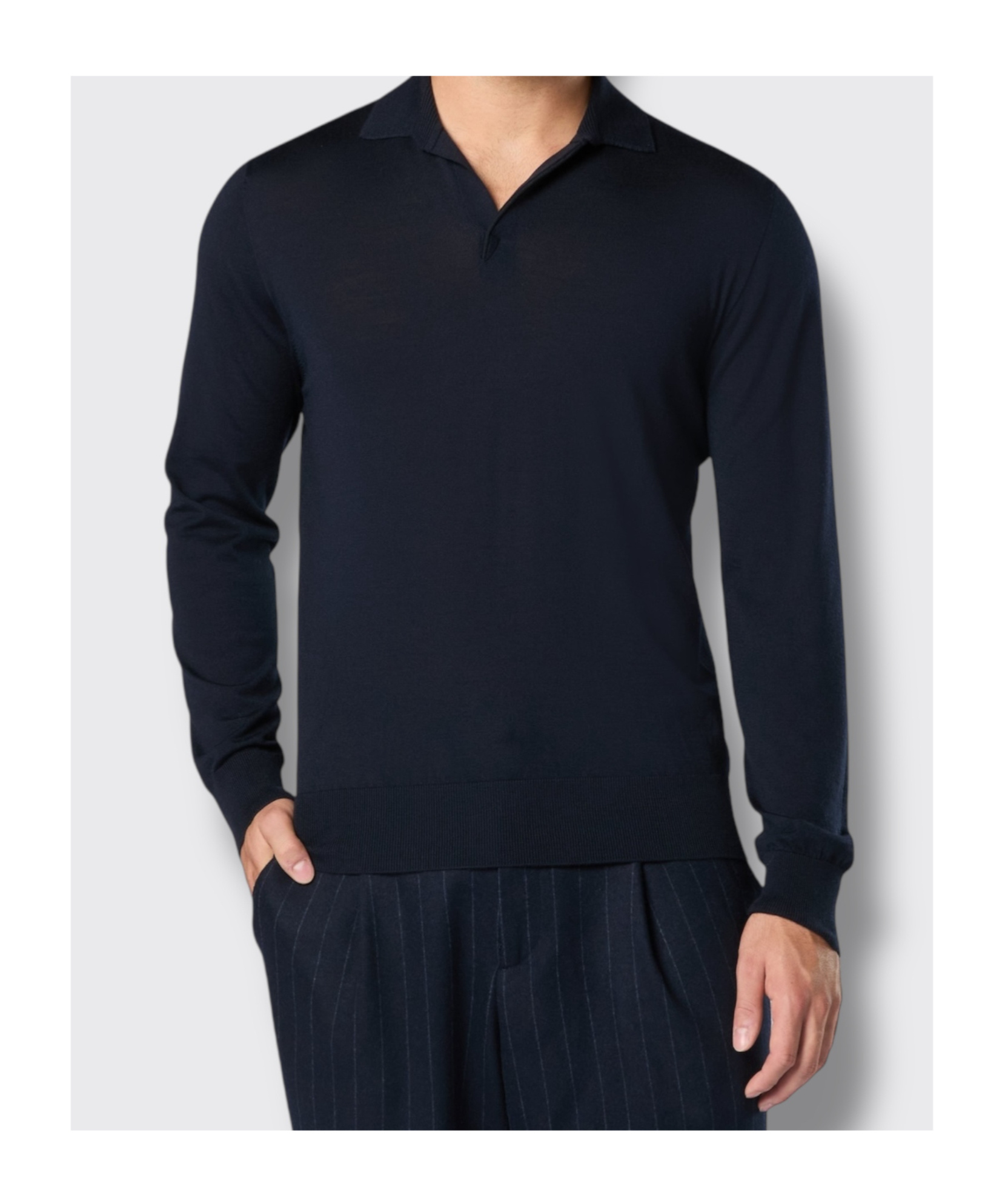 Sease Long-sleeved T-shirt In Blue