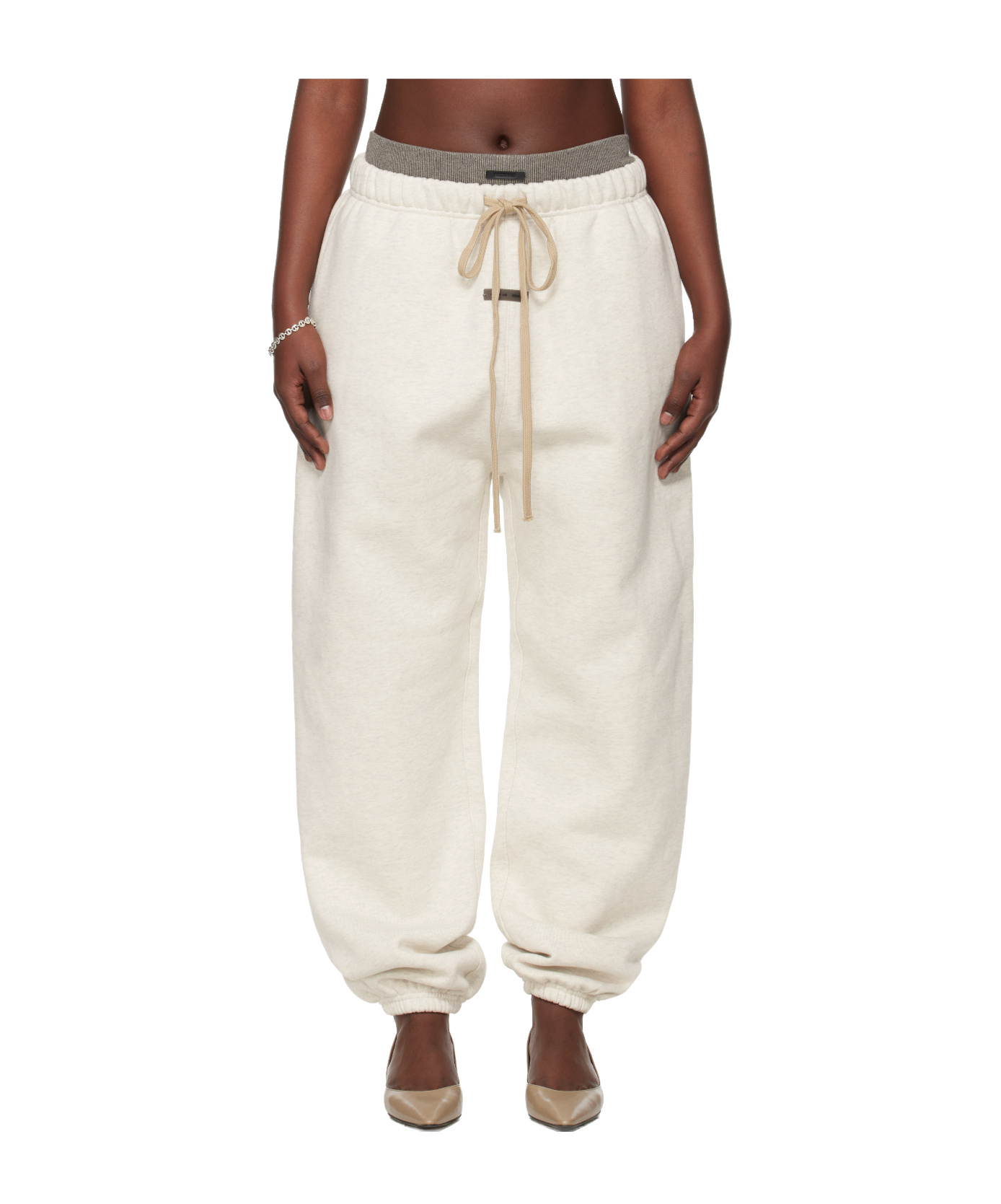 Essentials Drawstring Sweatpants In Brown