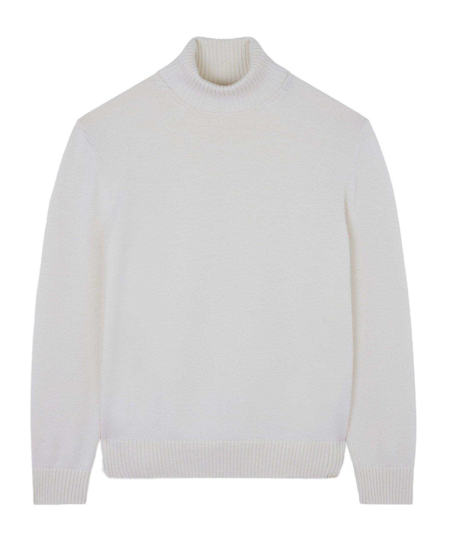 Paul & Shark Soft Cool Touch Wool Turtleneck In White