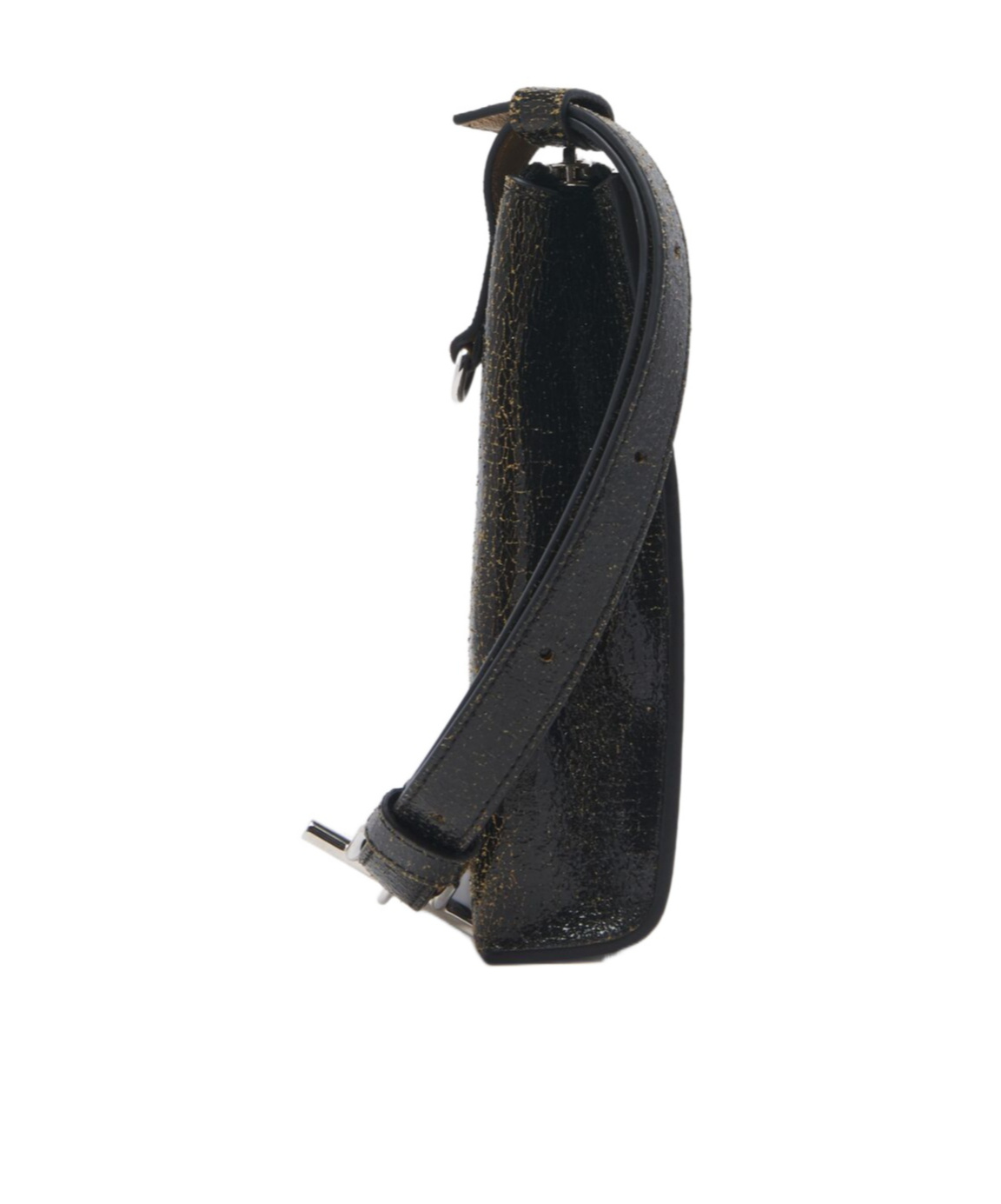 Alexander Mcqueen T-bar Suspender Mobile Phone Bag In Black
