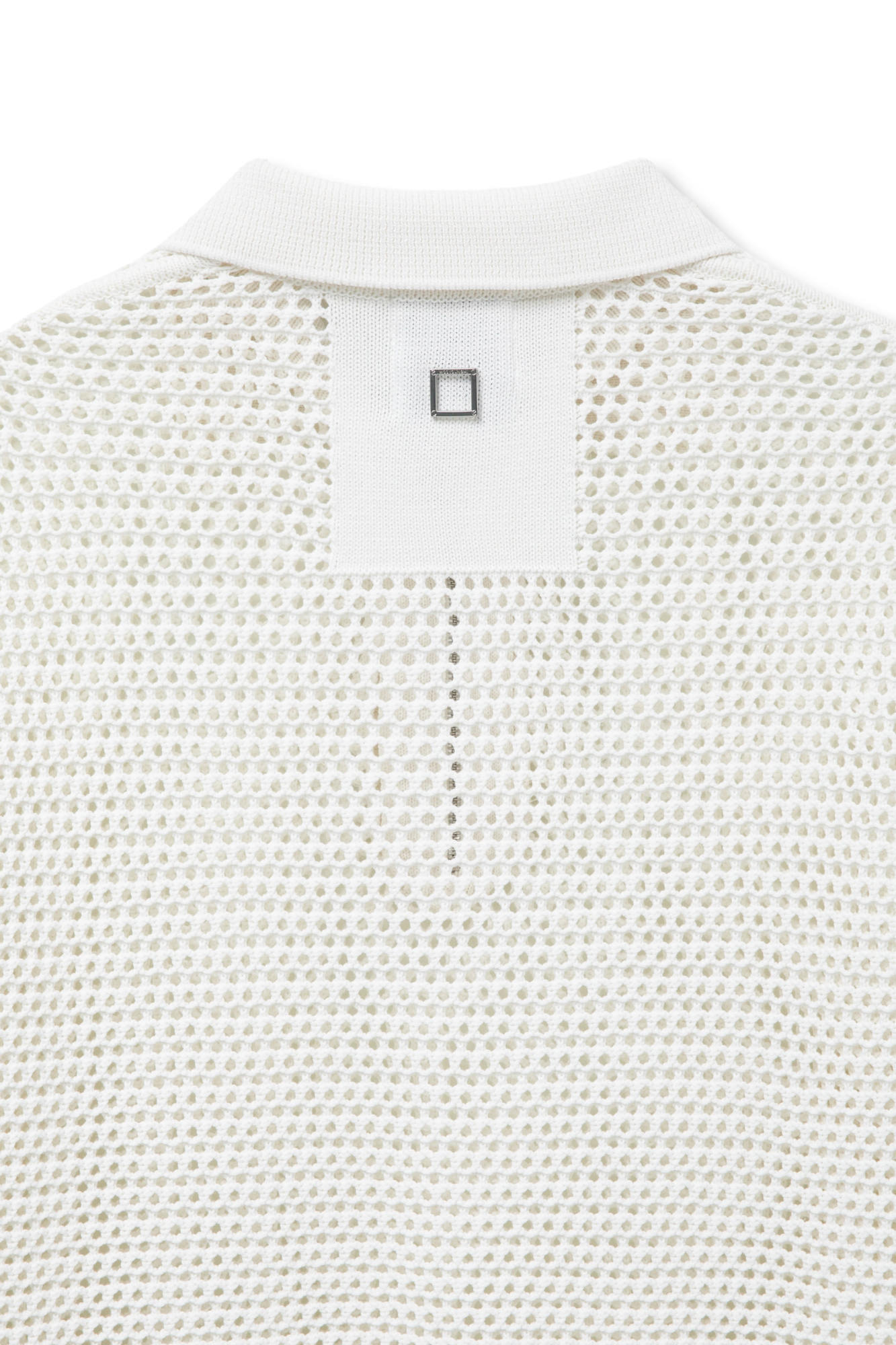 Wooyoungmi Mesh Short-sleeved Sweater In White
