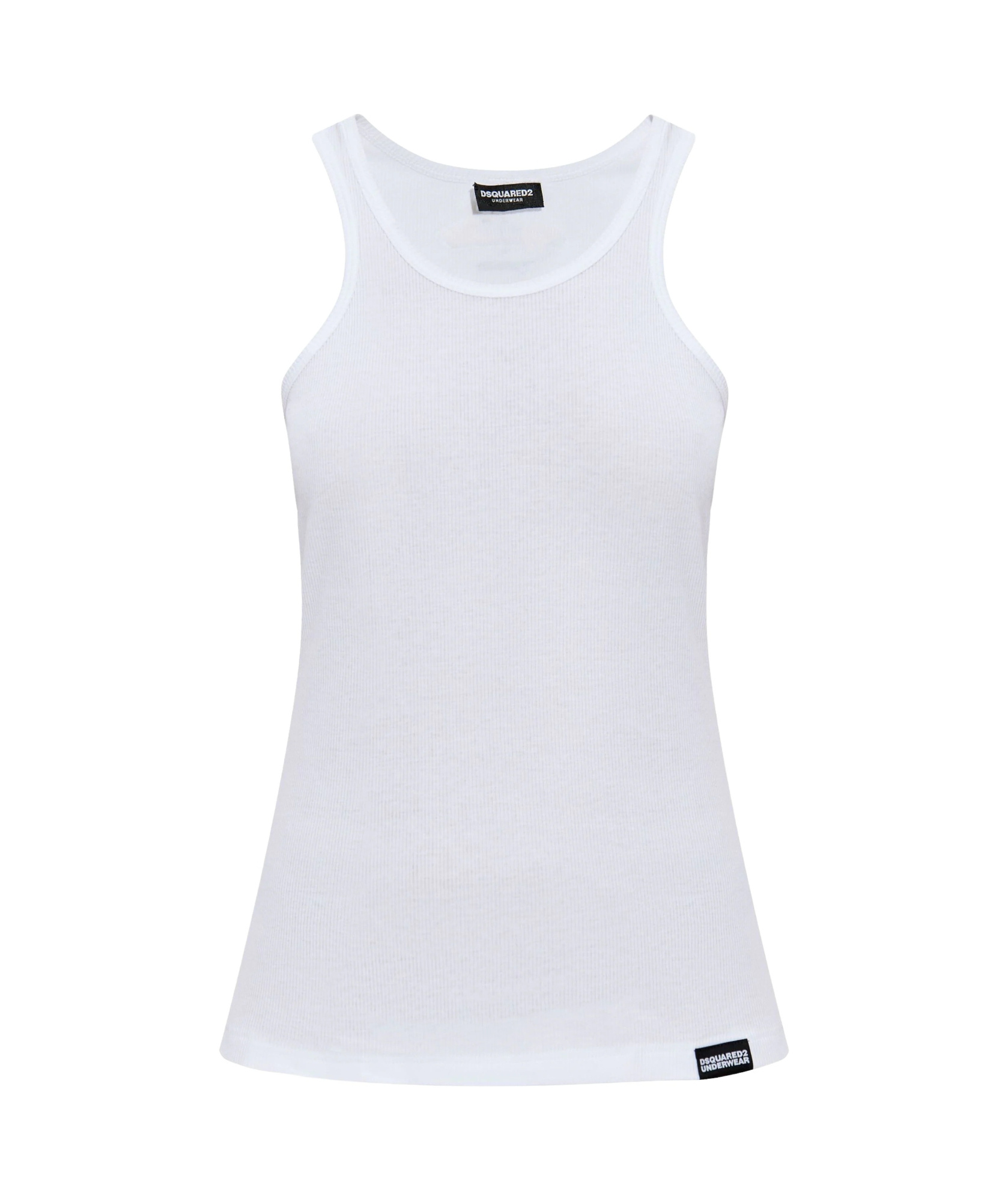 Dsquared2 Logo-patch Tank Top In White