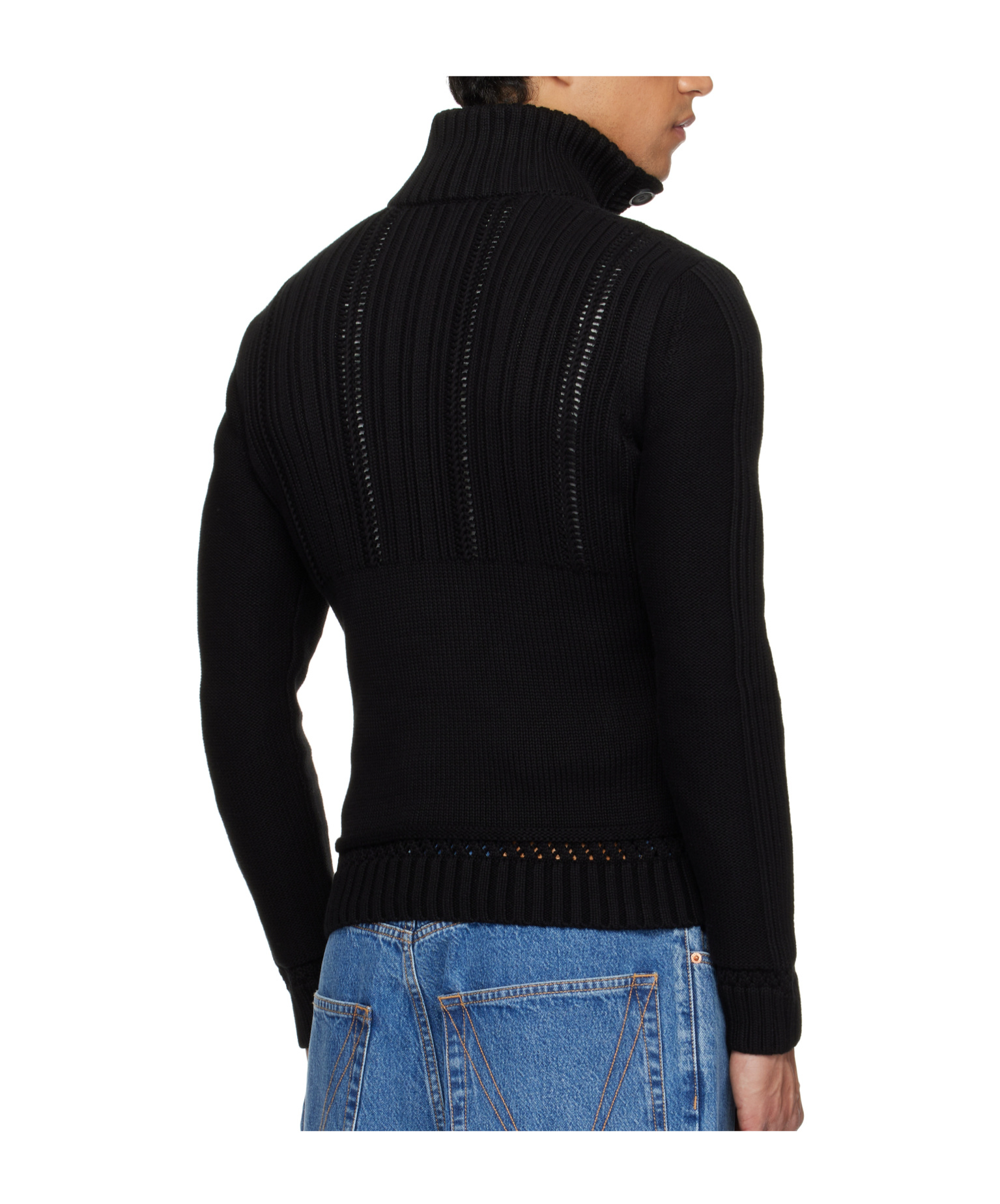Vetements Cargo Cardigan In Black