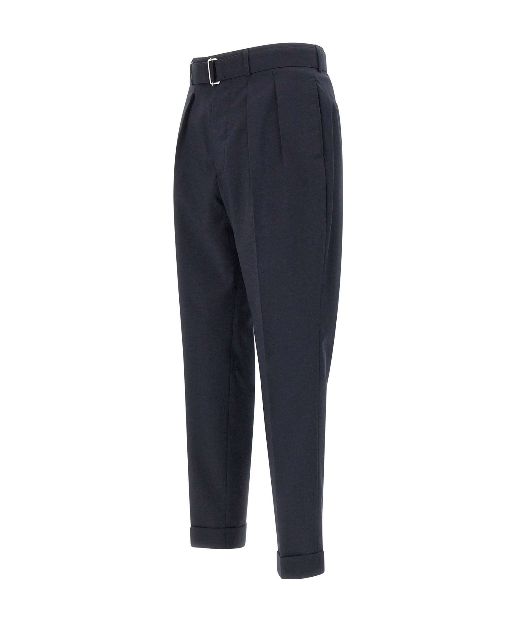 Officine Generale Officine Générale Pierre Formal Pants In Deep Navy Blue