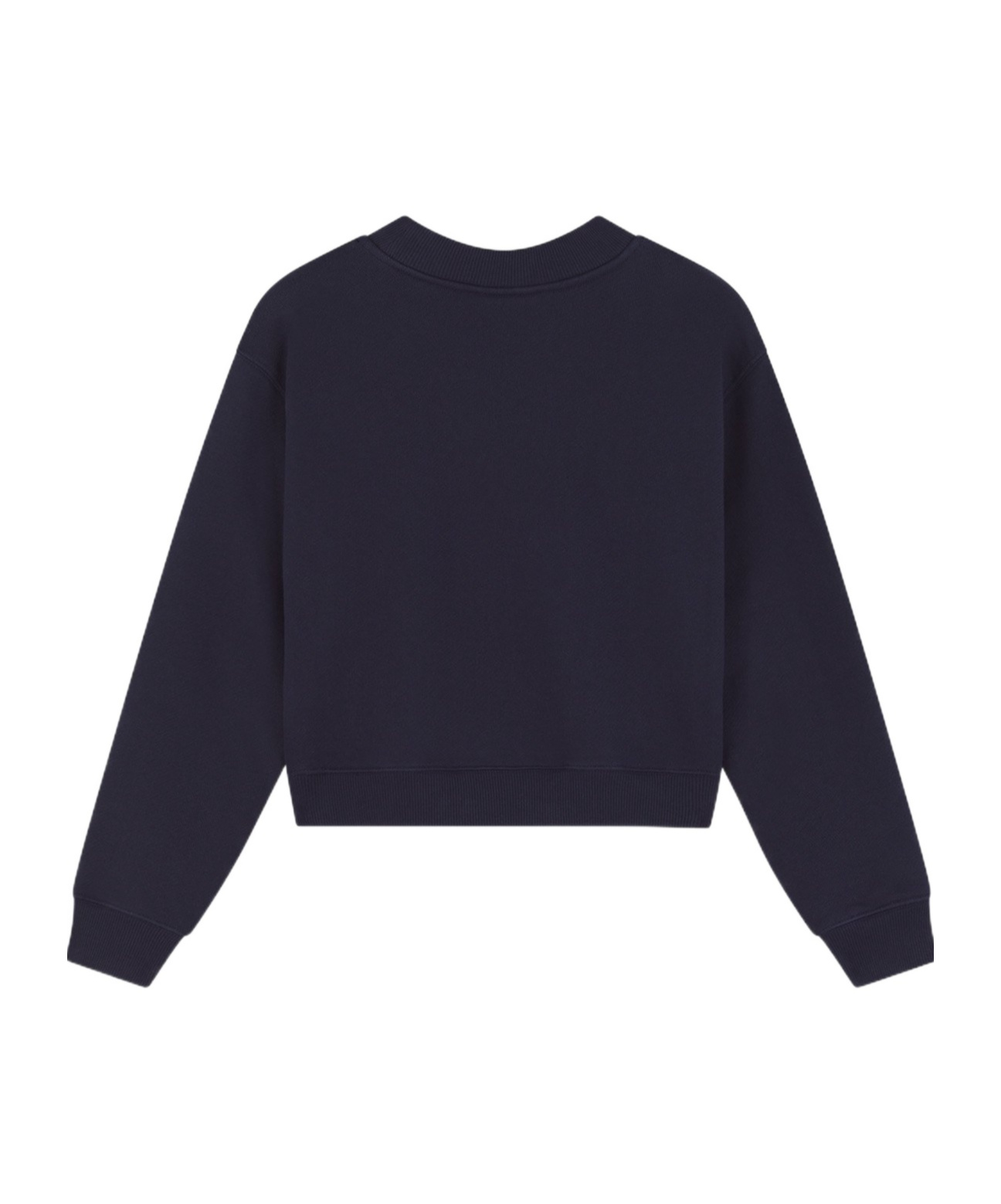 MAISON KITSUNÉ LOGO-EMBROIDERED SWEATSHIRT 