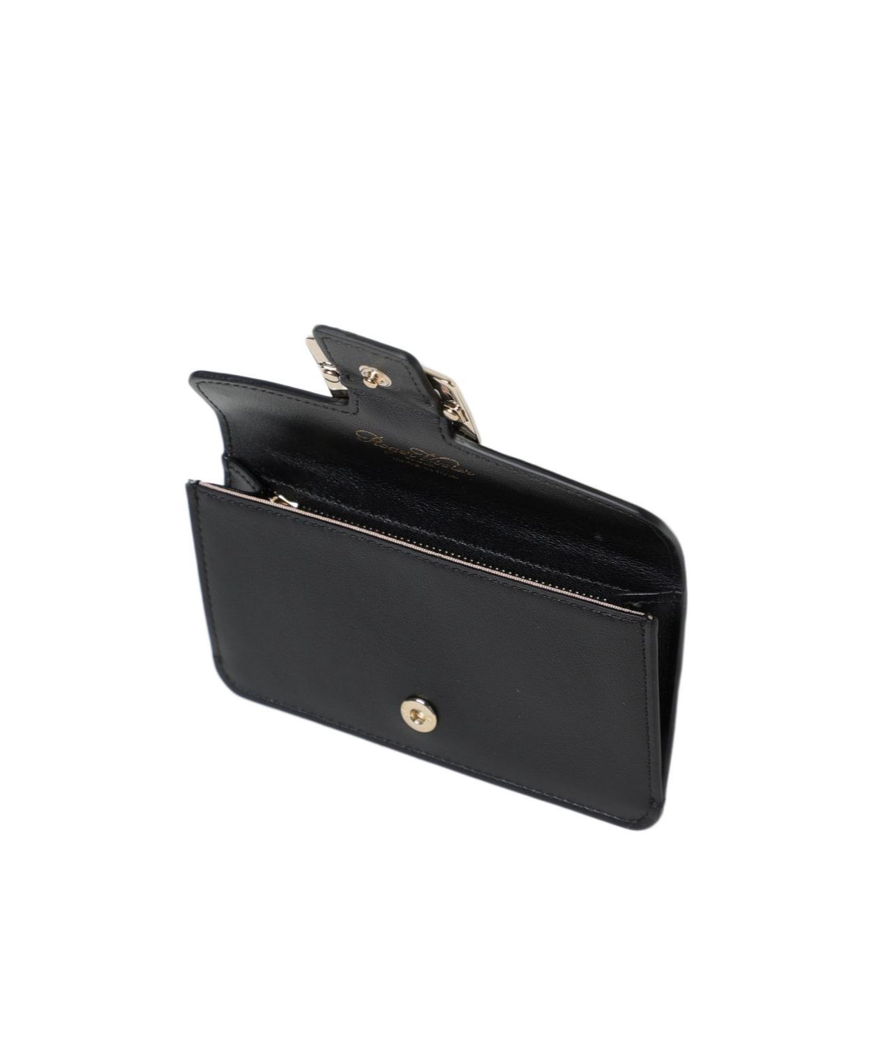 Roger Vivier Belle Vivier Credit Card Holder In Black