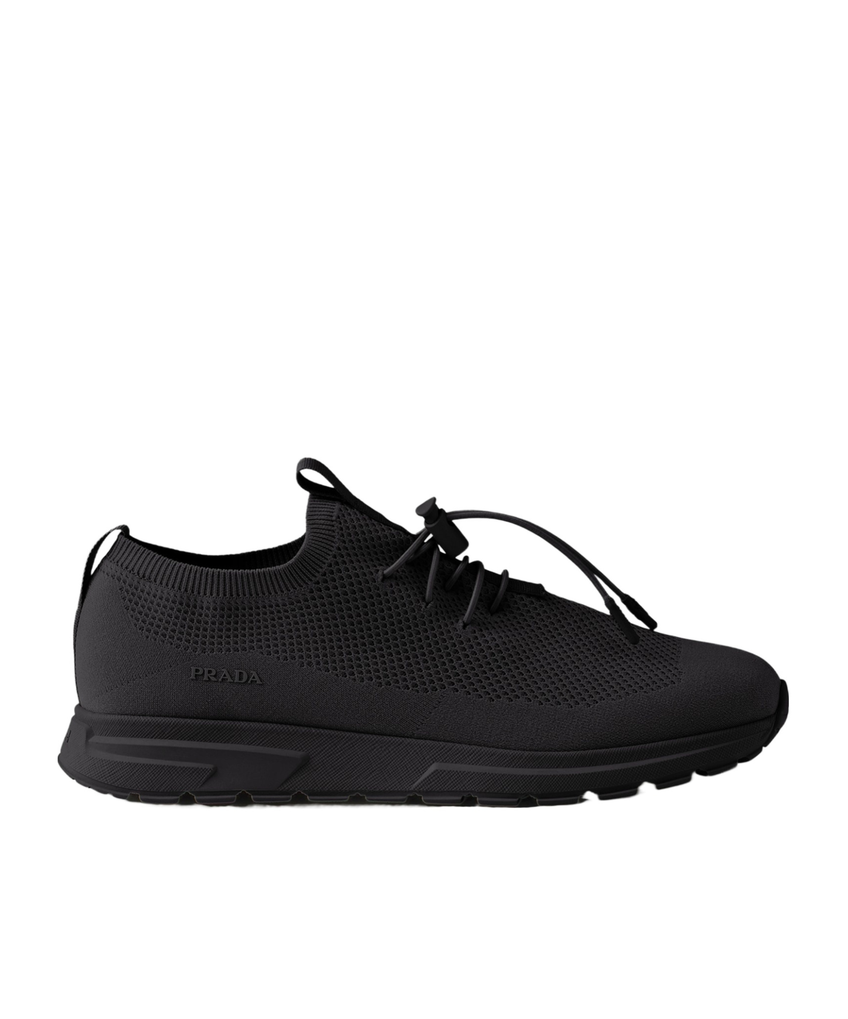 Prada Prax Elasticated-lace Logo Sneakers In Transparent