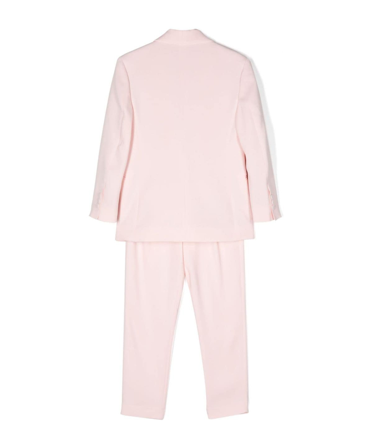 Shop Stella Mccartney Long-sleeved Jacket And Trouser Suit In Pink