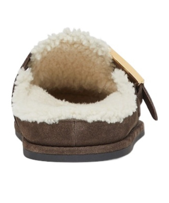 Fendi Open-heel Muller Shoes In Brown