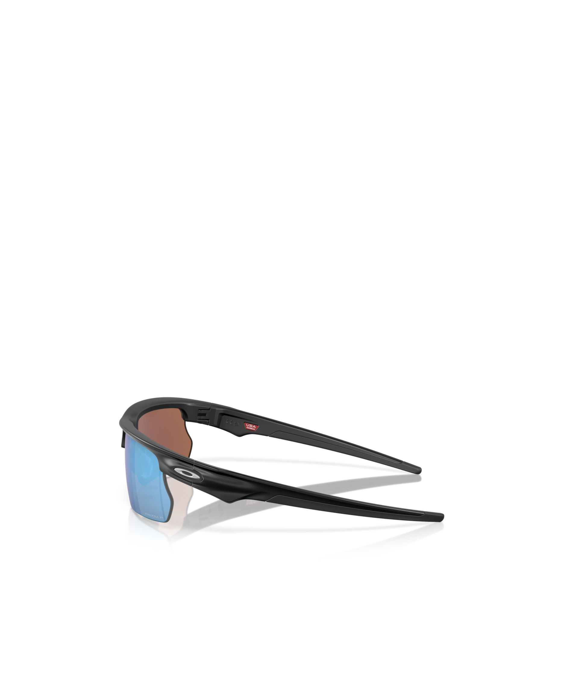 Oakley Oo9400 Bisphaera 940009 Matte Black Sunglasses In Blue