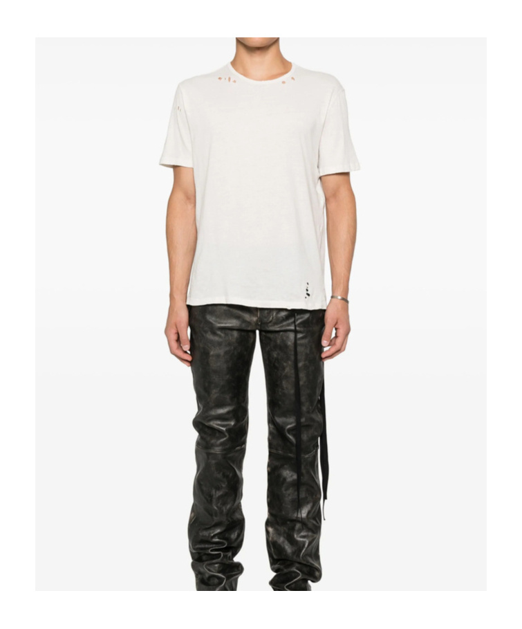 Ann Demeulemeester Short-sleeved T-shirt In White