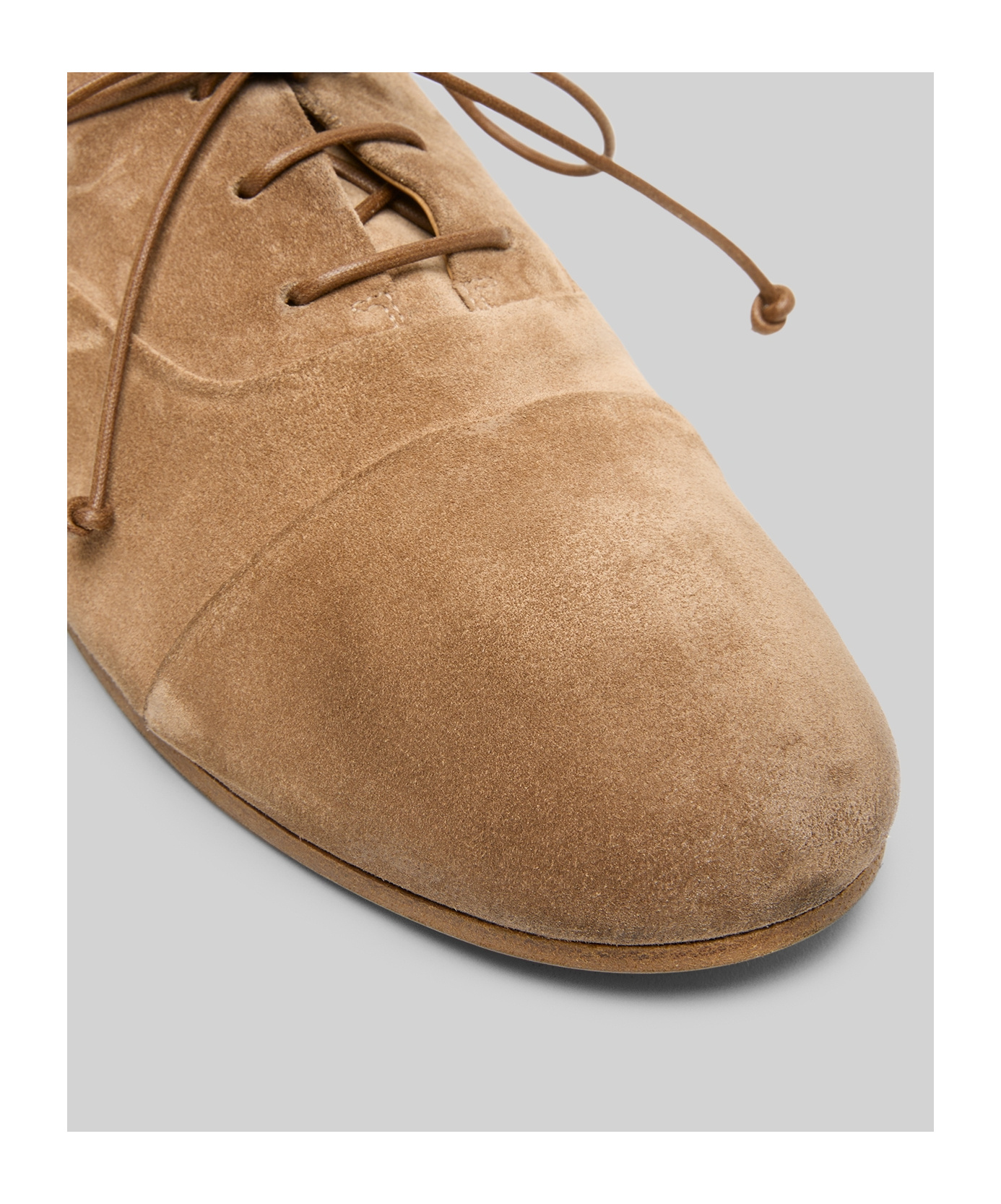 Marsèll Steccoblocco Reversed-leather Derby Shoes In Brown