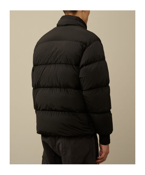 C.p. Company C.p.company Men Nycra-r Jacket With Hidden Hood In Black