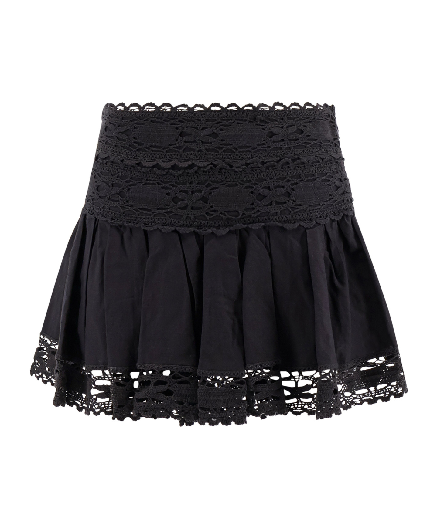 Shop Isabel Marant Étoile Violana Mini Skirt In Black