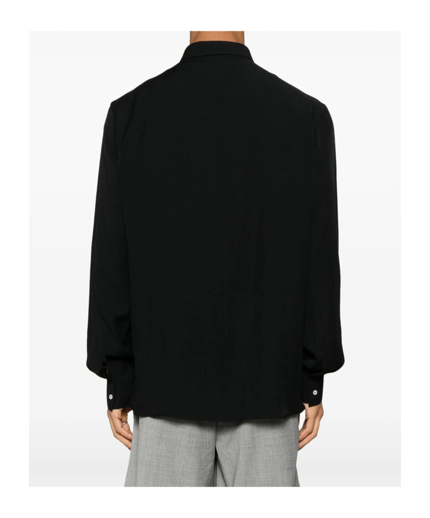 Family First Long-sleeved Shirt In Black