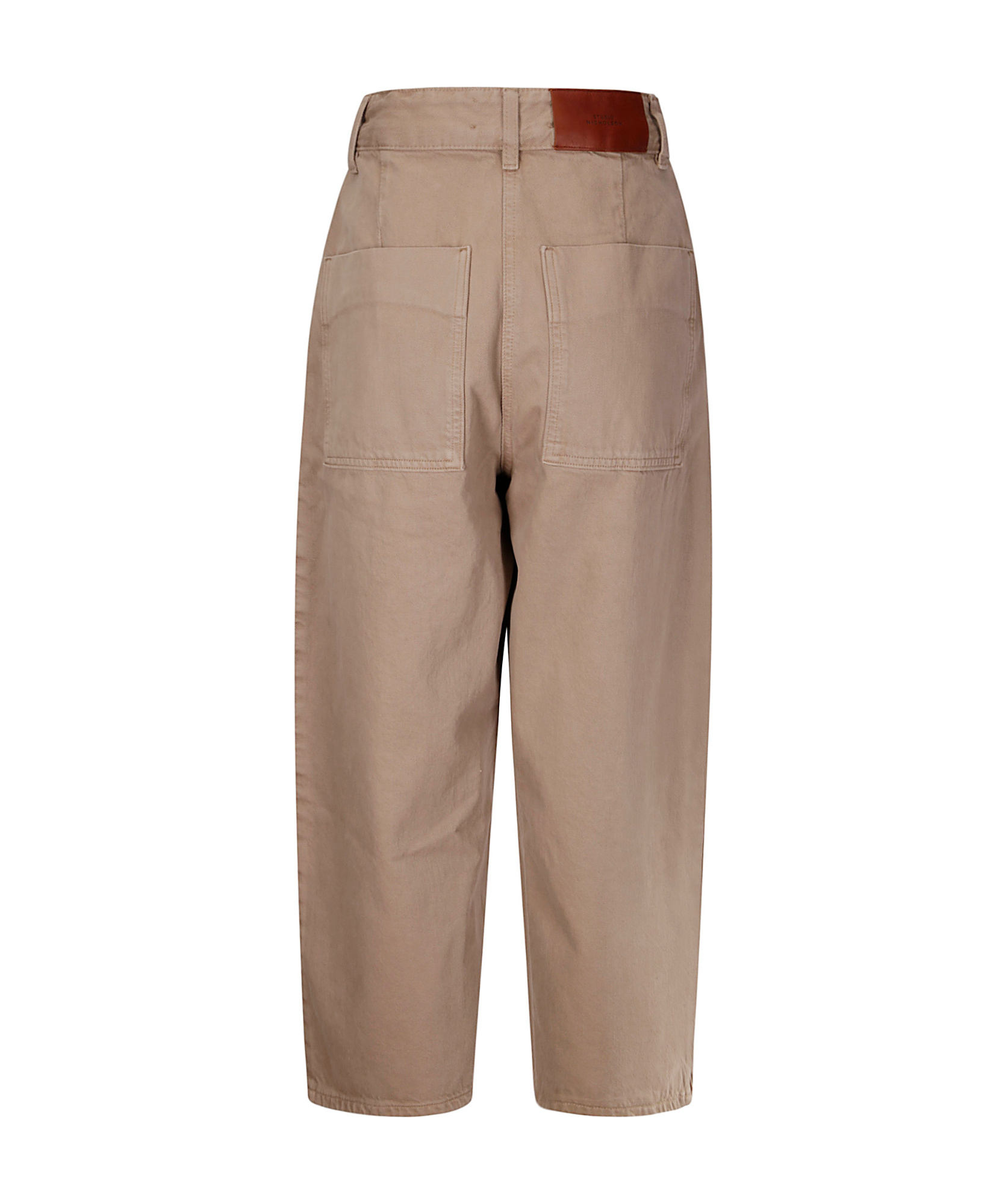 Shop Studio Nicholson Chalco Trousers In Nude