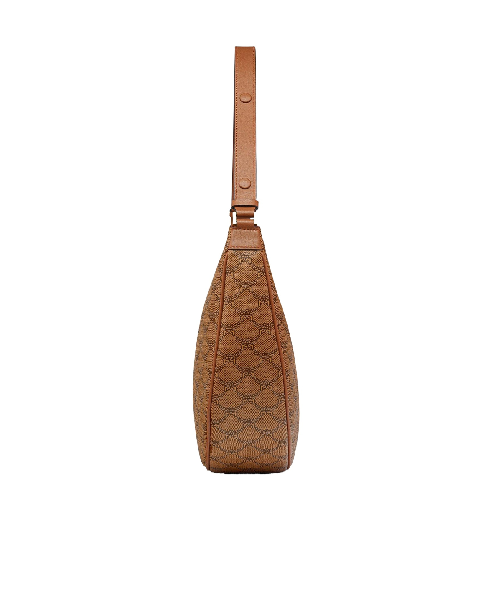 Mcm Himmel Zippered Shoulder Bag In Brown