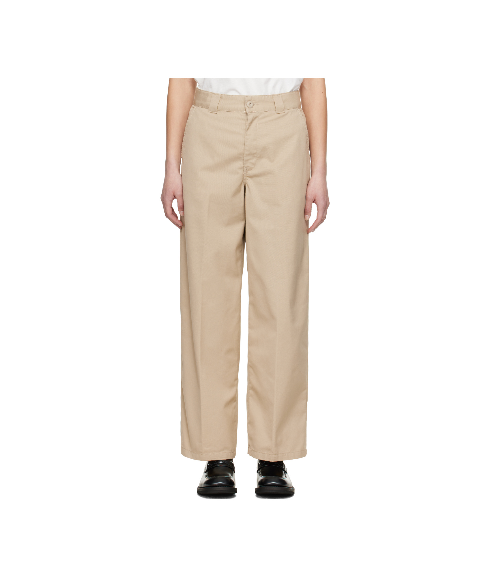 Carhartt Beige Craft Trousers In Nude