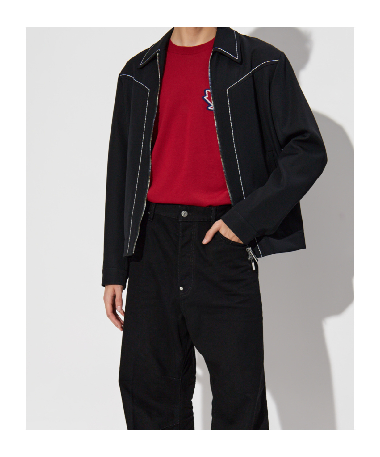 DSQUARED2 EMBROIDERED LOGO JUMPER