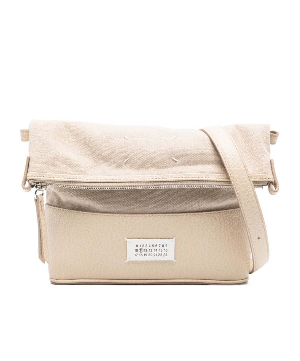 Maison Margiela 5ac Hobo Small Shoulder Bag In Neutral