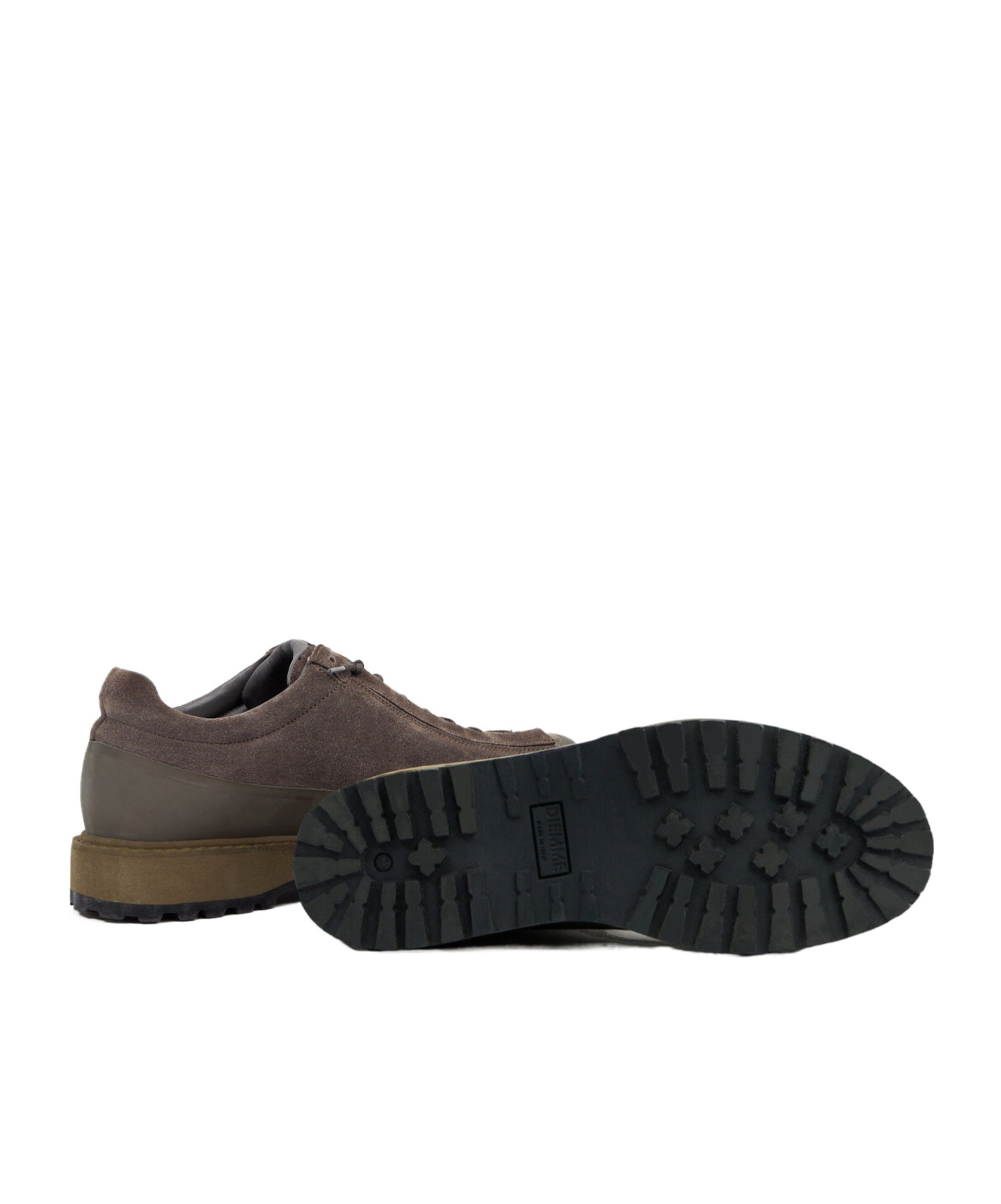 Stone Island Lace-up Suede Sneakers In Green