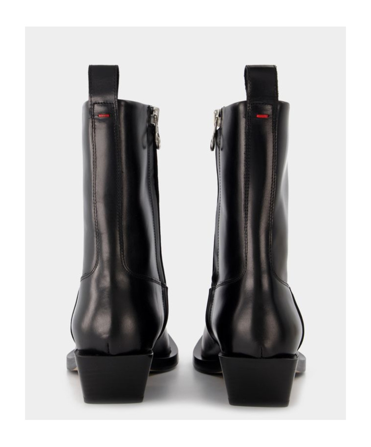 Aeyde Luis Suede Ankle Boots In Black