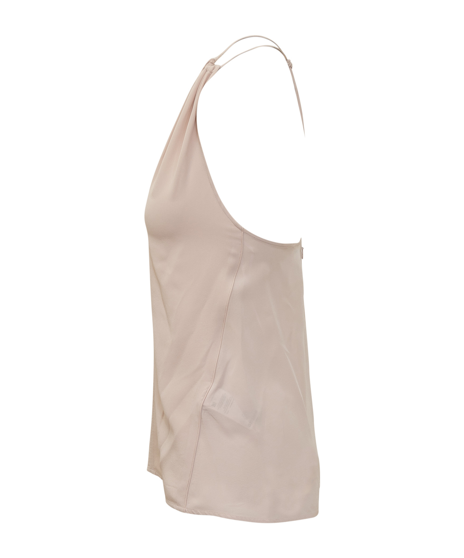 Victoria Beckham V-neck Gathered Halter Top In Neutral
