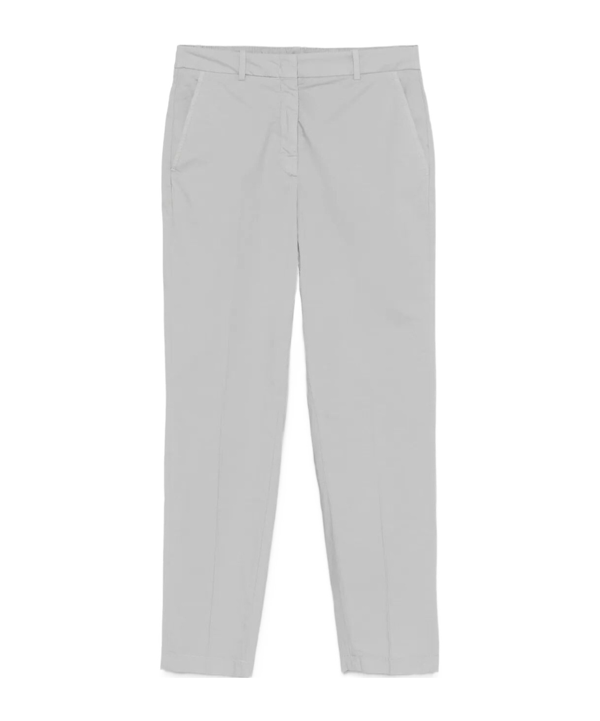 Incotex Trousers With Back Pockets And Belt Loops In Grey