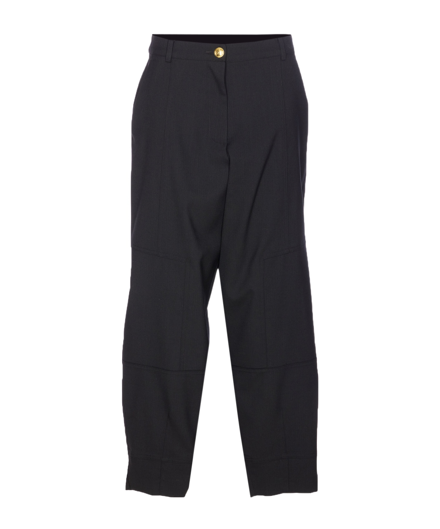 Pinko Regular Fit Trousers With Pockets And Loops In Black