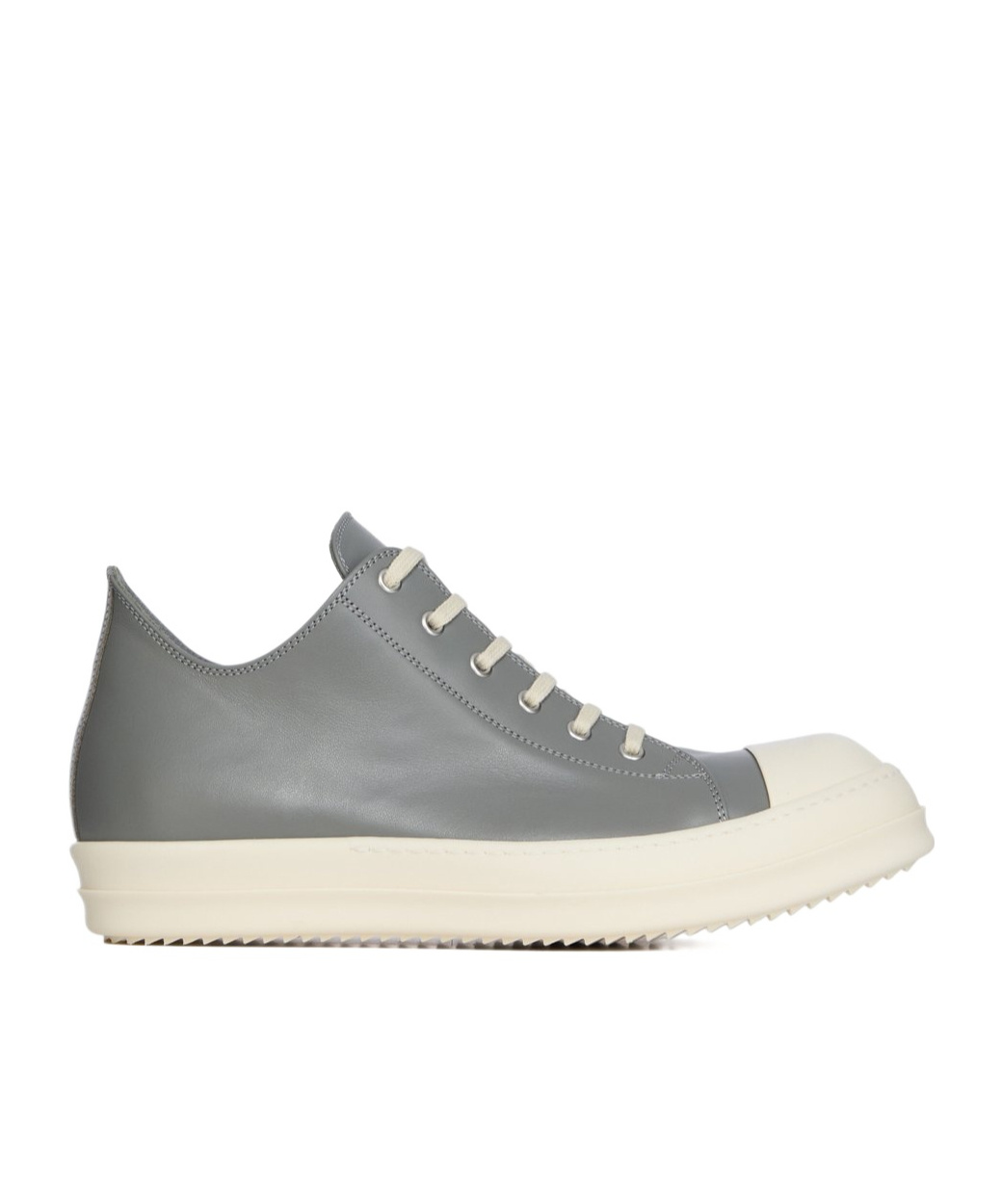 Rick Owens Round-toe Low-top Casual Shoes In Gray